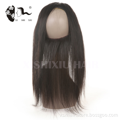 22"*4"*2" Body Wave Human Hair Elastic Band 360 Lace Frontal Closure